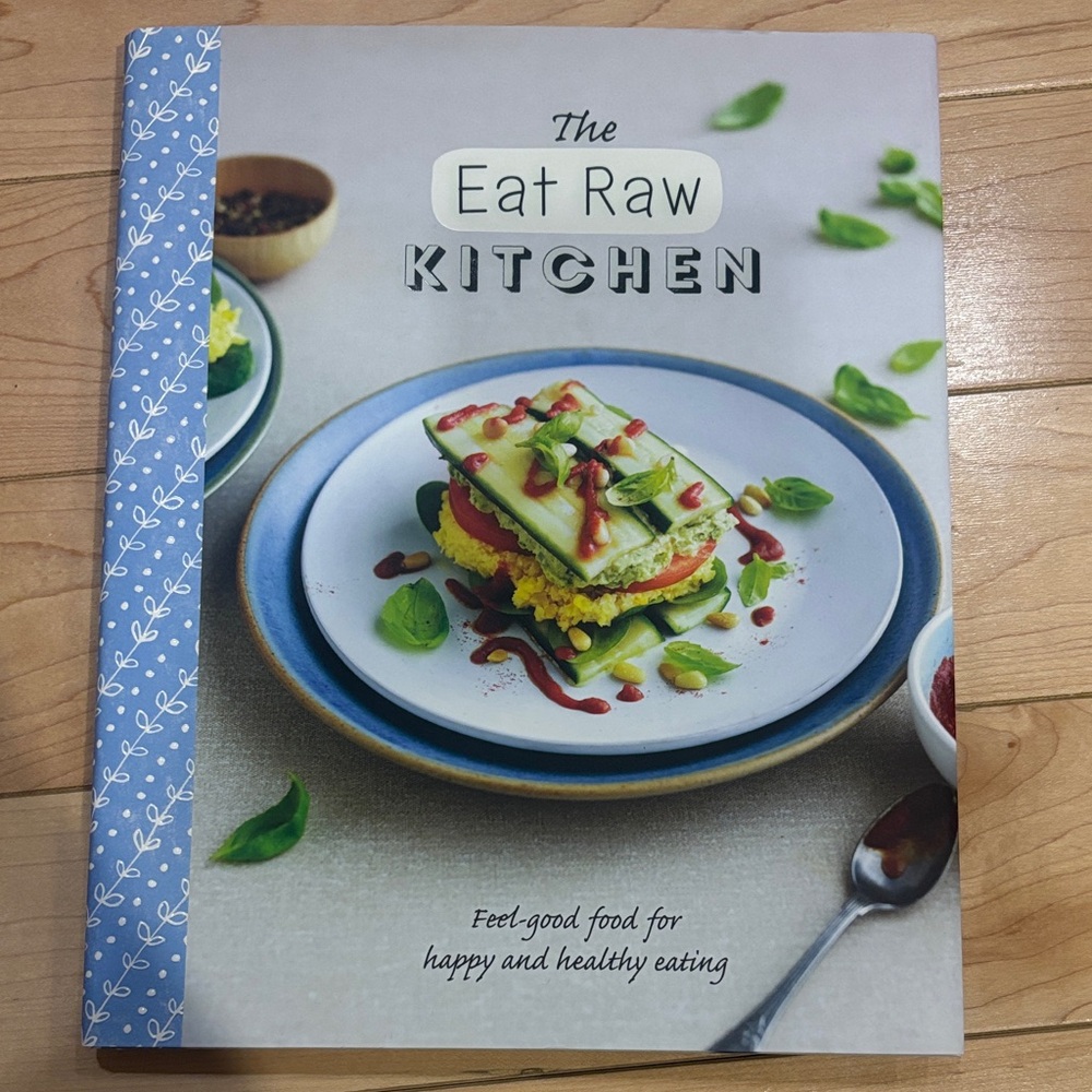 3/$40 - The Eat Raw Kitchen Cookbook vegan healthy HARDCOVER